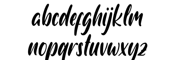 Summer Magic - Demo Font LOWERCASE