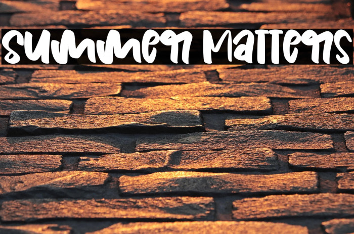 Summer Matters Example 3