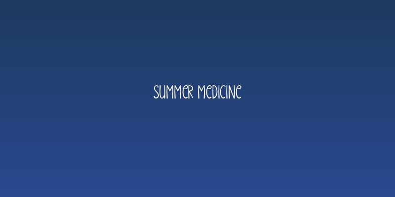 Summer Medicine Social Header