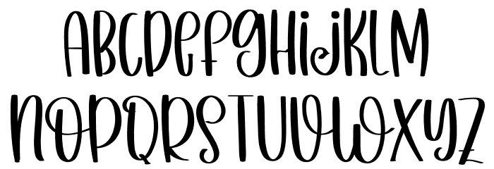 Summer Moments Font LOWERCASE
