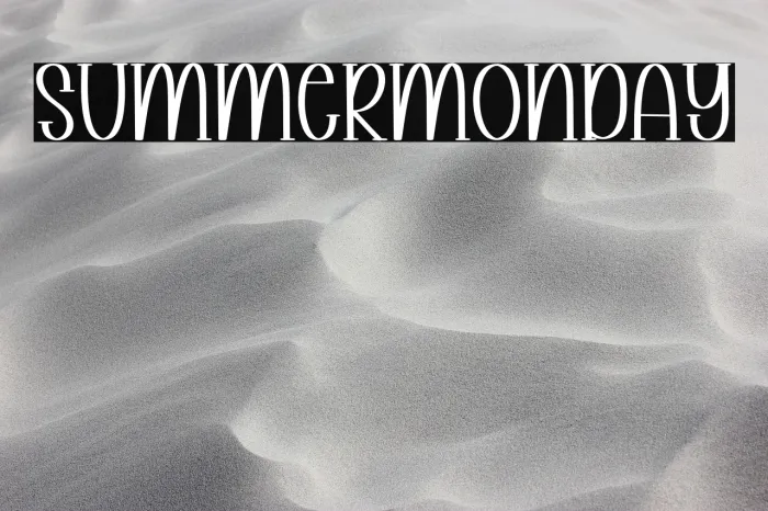 Summer Monday Example 3