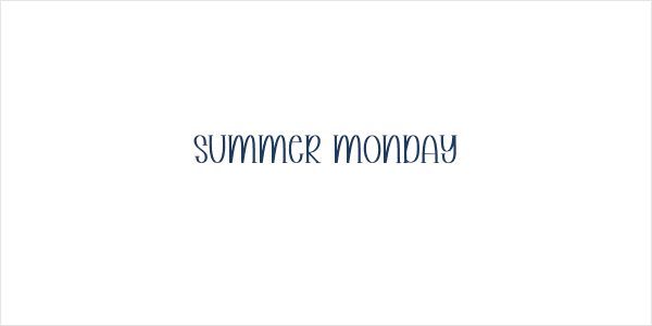 Summer Monday Logo
