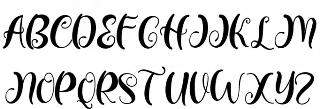 Summer Monogram Polices MAJUSCULES