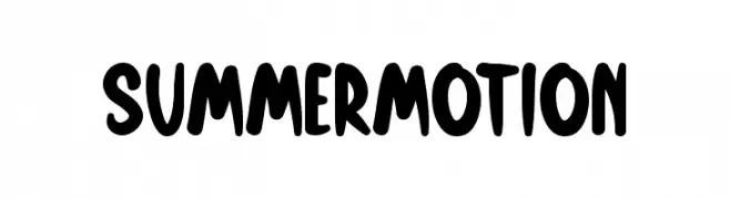 Summer Motion  Frei Schriftart Herunterladen