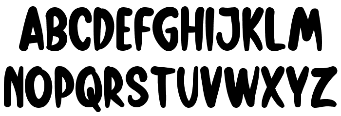 Summer Motion Font LOWERCASE