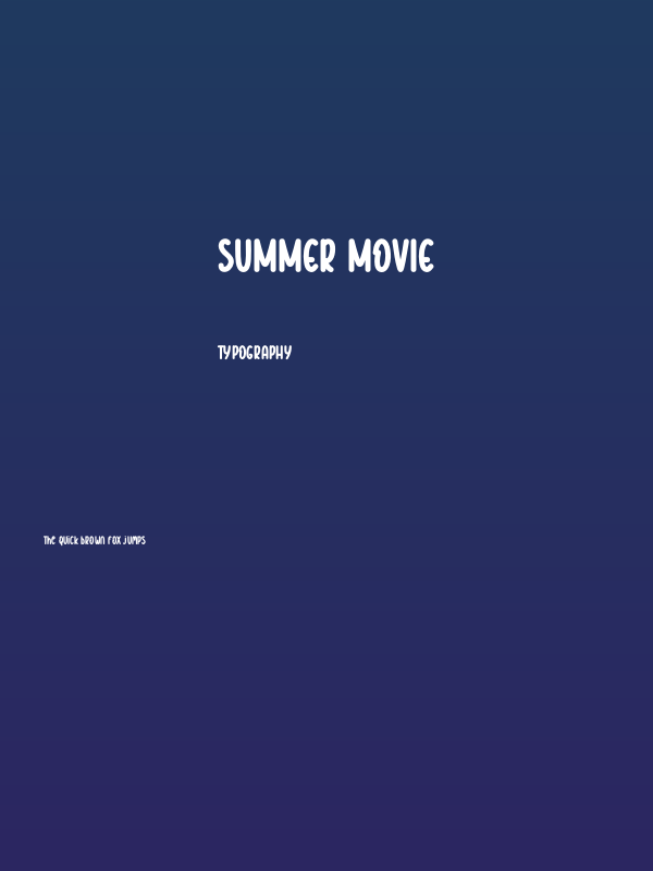 Summer Movie Poster