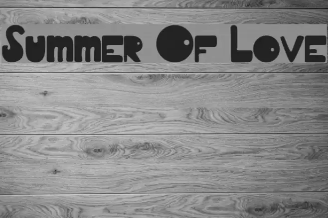 Summer Of Love Font examples