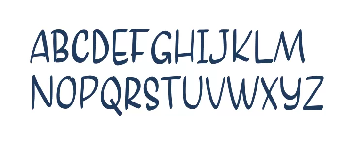 Summer Peace Font UPPERCASE