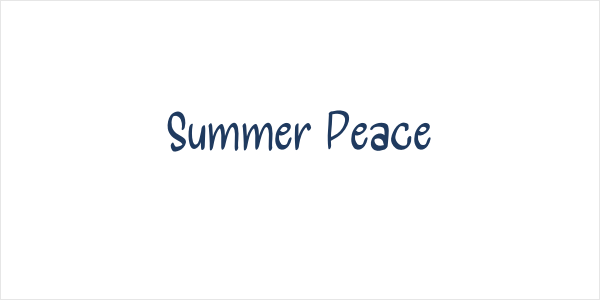 Summer Peace Logo