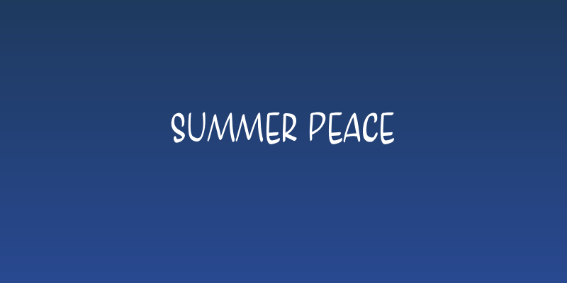 Summer Peace Social Header
