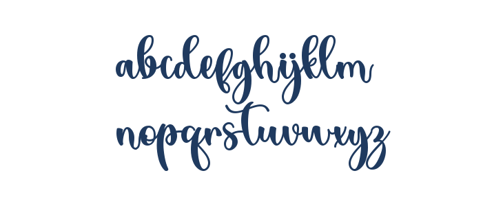 Summer Peach - Personal Use Lowercase