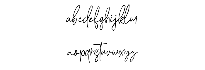 Summer Pisces Font LOWERCASE