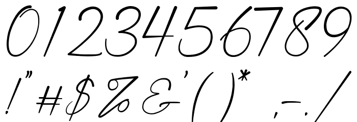 Summer Queen Font OTHER CHARS