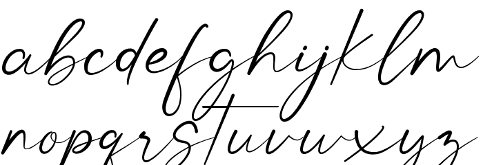 Summer Queen Font LOWERCASE