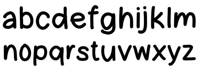 Summer Rise Font LOWERCASE