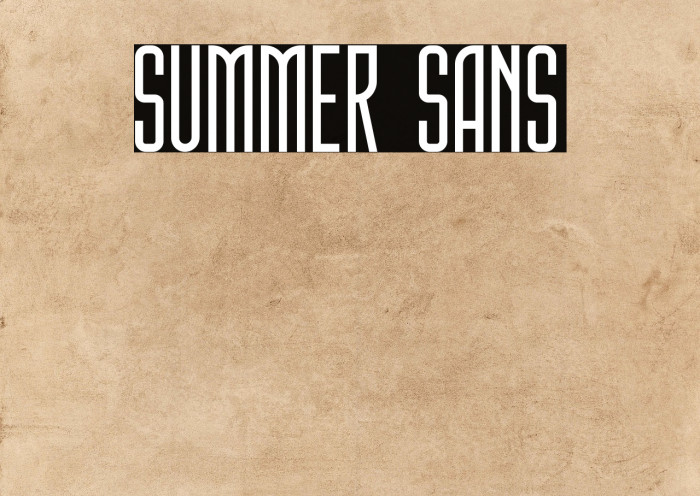 Summer Sans Example 3