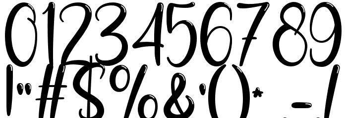 Summer Shine Font OTHER CHARS