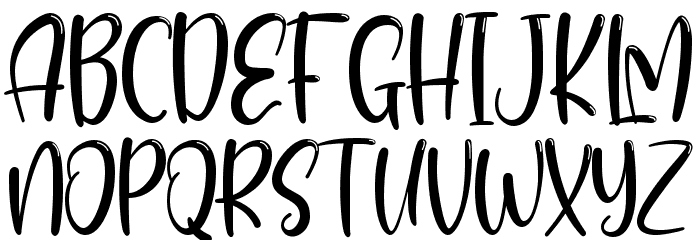 Summer Shine Font UPPERCASE