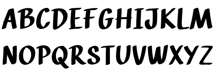 Summer Short फ़ॉन्ट अपरकेस