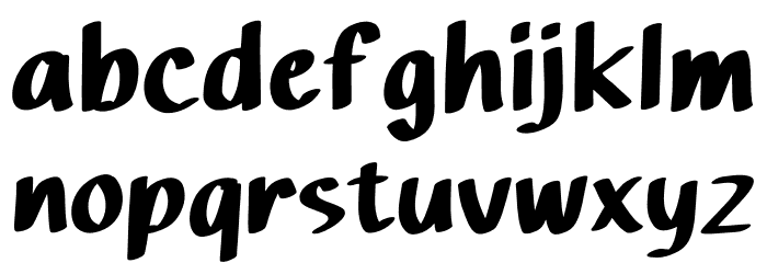 Summer Short फ़ॉन्ट लोअरकेस