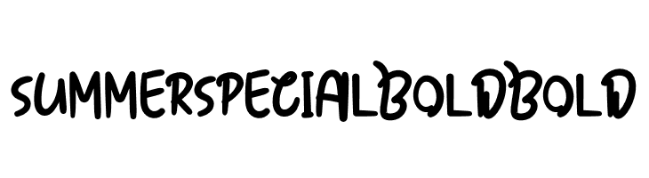 Summer Special Bold Bold  font caratteri gratis