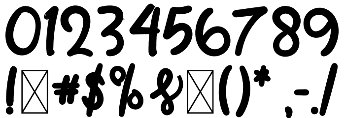 Summer Special Bold Bold Font OTHER CHARS