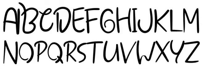 Summer Special Schriftart Groß