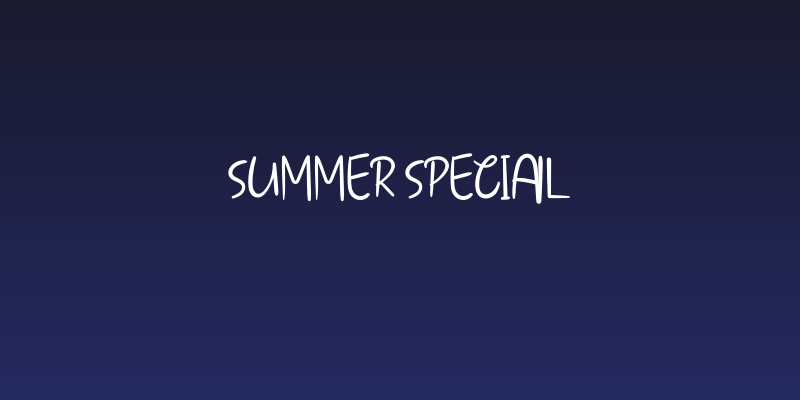 Summer Special Social Header