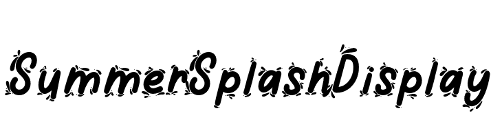 Summer Splash Display Fuentes