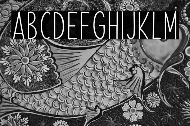 Summer Splendor Caratteri examples