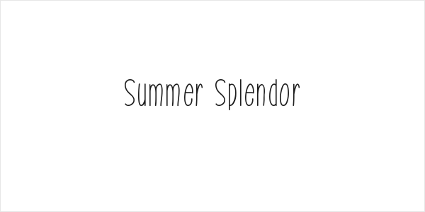 Summer Splendor Logo