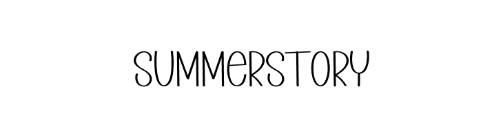 Summer Story  フリーフォントのダウンロード