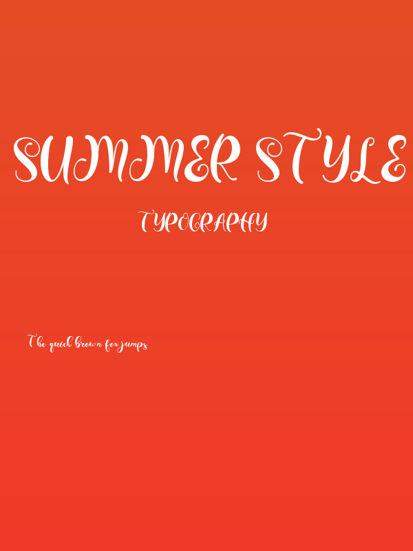 Summer Style Demo Poster