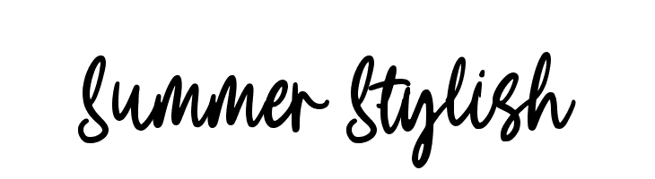 Stylish Calligraphy Font, Misti's Fonts