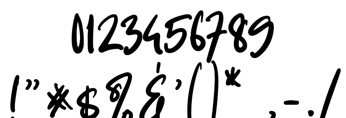 Summer Stylish Font OTHER CHARS