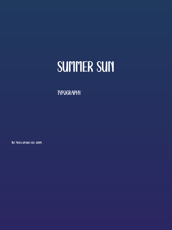 Summer Sun Poster