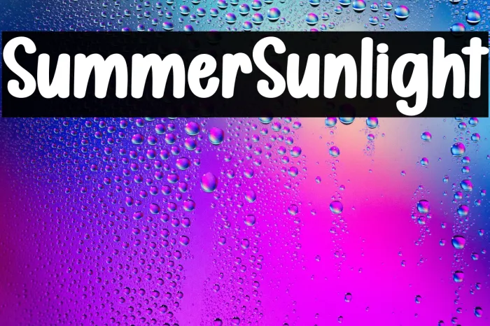 Summer Sunlight Example 3