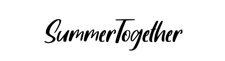 Summer Together  Скачать бесплатные шрифты