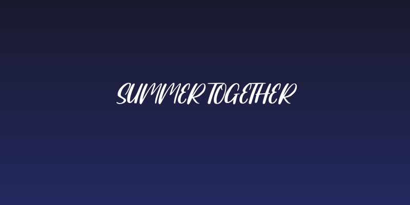 Summer Together Social Header