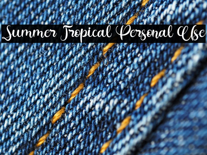 Summer Tropical Personal Use Example 1