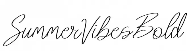 Summer Vibes Bold  Frei Schriftart Herunterladen