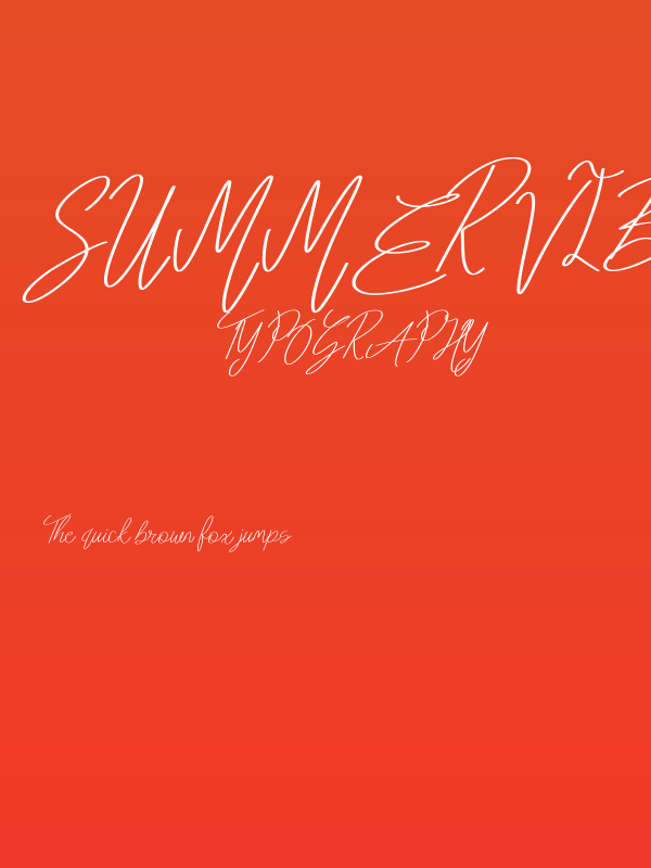 Summer Vibes Bold Poster