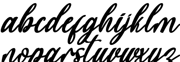 Summer View Italic Font LOWERCASE