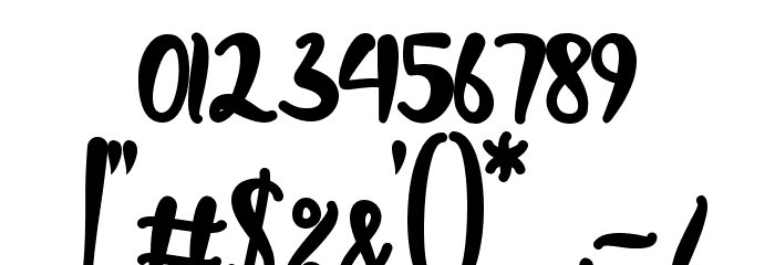 Summer View Font OTHER CHARS