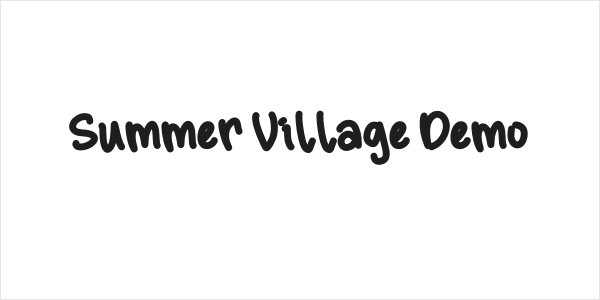 Summer Village Demo Logo