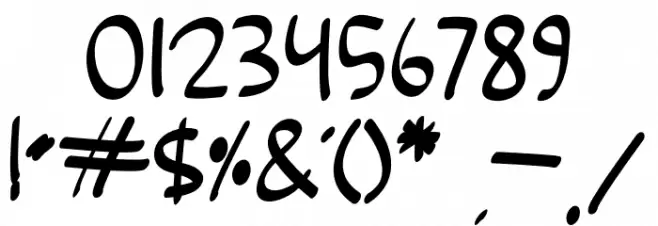 Summer Vintage Font OTHER CHARS