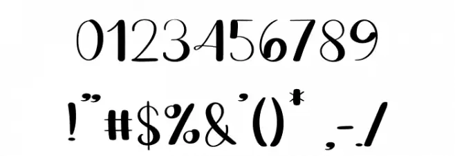 Summer Vintage Font OTHER CHARS