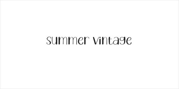 Summer Vintage Logo