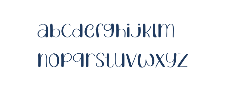 Summer Vintage Lowercase