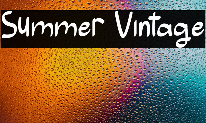 Summer Vintage Example 2